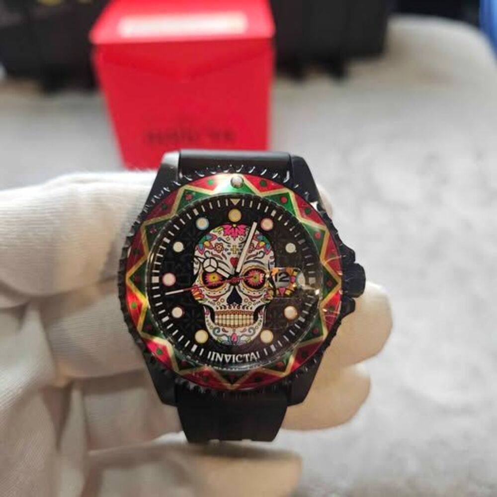 Invicta Pro Diver Dia De Los Muertos Men's Watch - 43mm, Black
